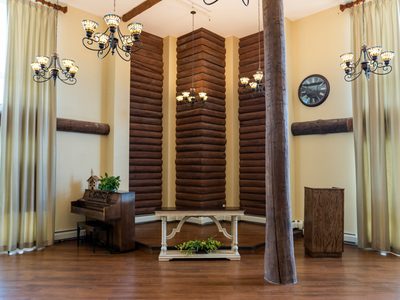 Rose Arbor and Wildflower Lodge